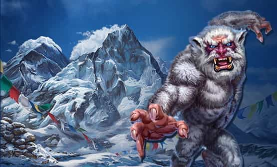 Yeti from the 9K Yeti online slot game by Yggdrasil.