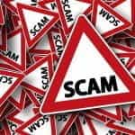 Scam warning signs.