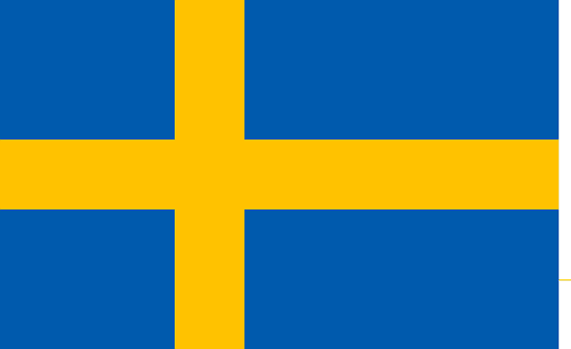 Swedish national flag.