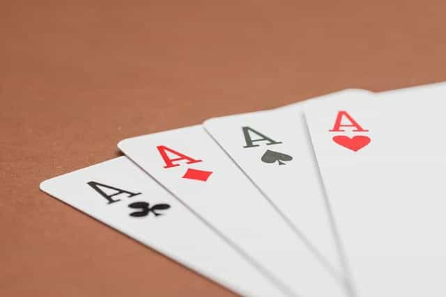 Four Aces in the hand