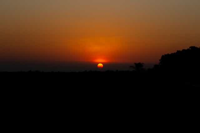 A dramatic sunset over Yopal, Colombia.